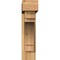 Ekena Millwork Merced Block Rough Sawn Bracket w/ Offset Brace, Western Red Cedar, 6"W x 24"D x 24"H BKT0604X24X24MRC05RWR - alternate 2